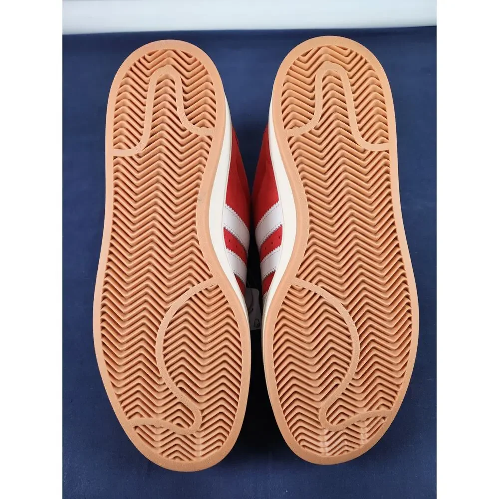 adidas Campus 00s H03474 Scarlet Gum Men's Size 12 Red White Suede New Box